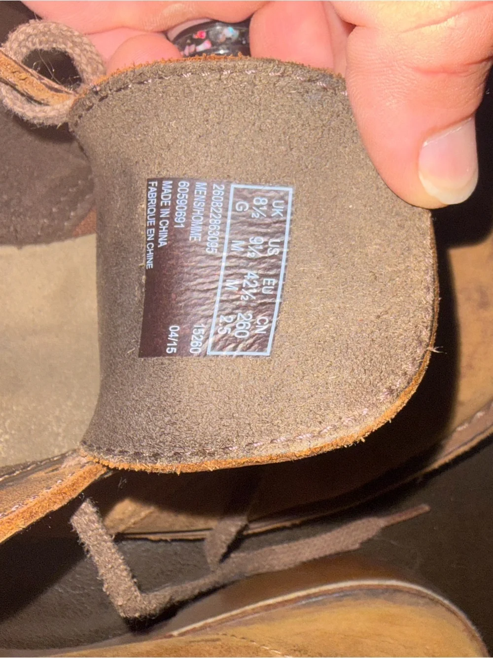 Clarks Brown Suede Chukka Boots